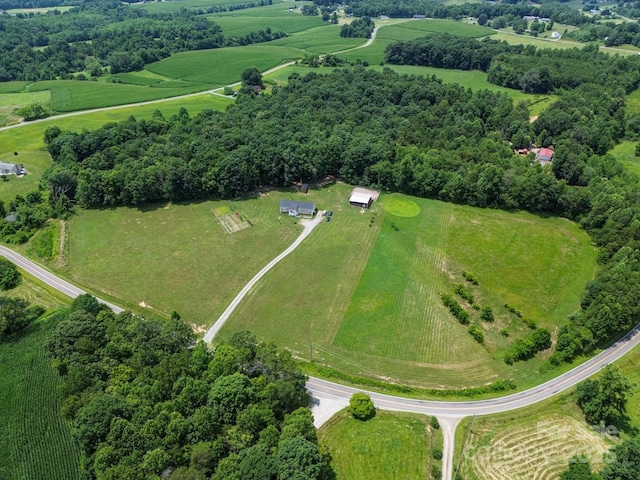 485 Calloway Rd, Lowgap, NC 27024 - aerial overview of property's location featuring rural landscape