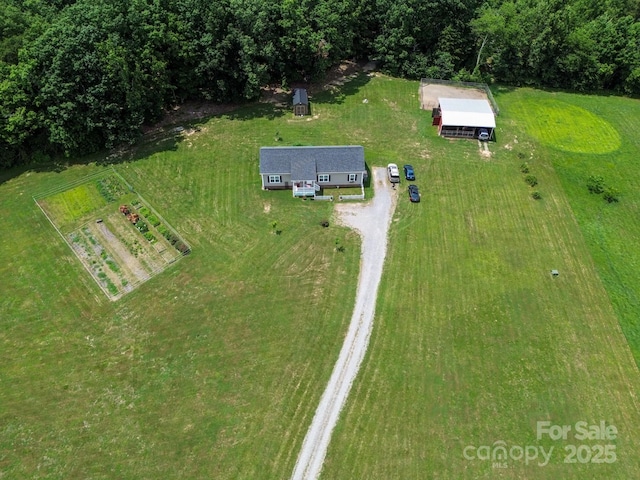485 Calloway Rd, Lowgap, NC 27024 - aerial view of property's location with rural landscape