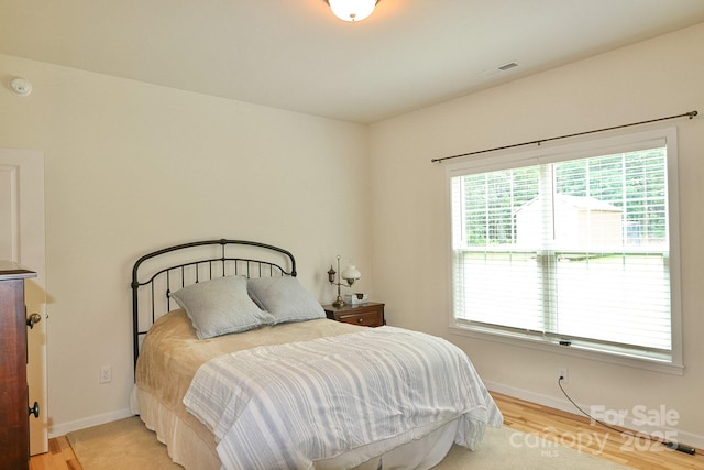 485 Calloway Rd, Lowgap, NC 27024 - bedroom featuring baseboards and light wood-style floors