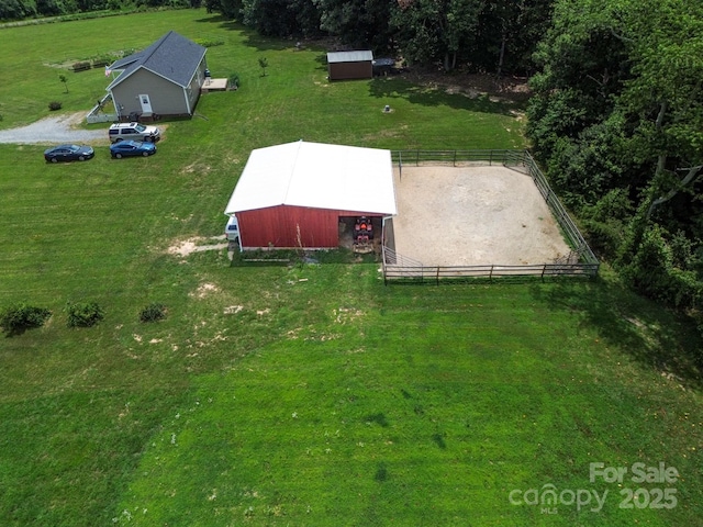 485 Calloway Rd, Lowgap, NC 27024 - aerial view of property and surrounding area