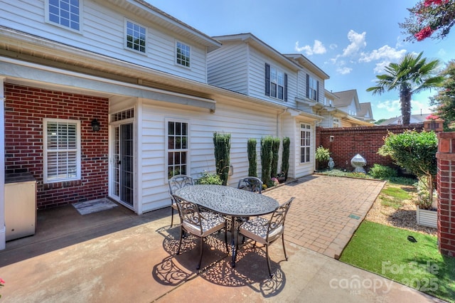 19421 Beaufain St, Cornelius, NC 28031 - view of patio featuring outdoor dining space
