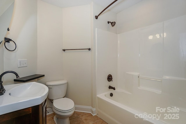 19421 Beaufain St, Cornelius, NC 28031 - full bathroom featuring shower / washtub combination, tile patterned flooring, and vanity