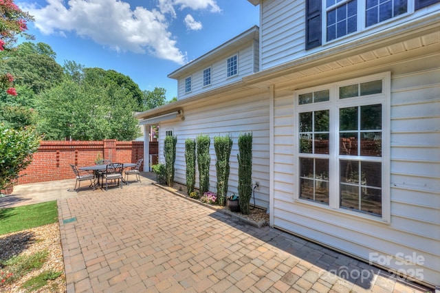 19421 Beaufain St, Cornelius, NC 28031 - view of patio with outdoor dining space