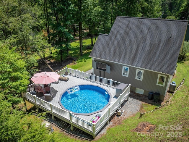 7376 NC-181 Hwy, Morganton, NC 28655 - view of pool featuring a deck