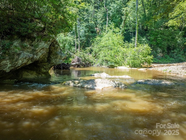 7376 NC-181 Hwy, Morganton, NC 28655 - water view with a heavily wooded area