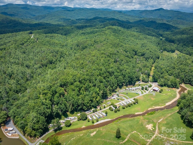 7376 NC-181 Hwy, Morganton, NC 28655 - drone / aerial view of a forest and mountains