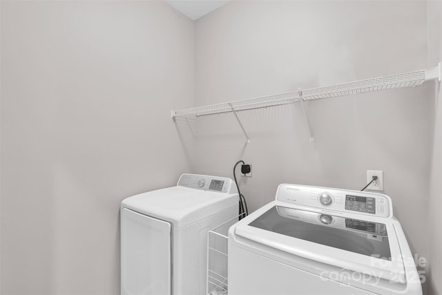 20234 Middletown Rd, Cornelius, NC 28031 - laundry room with washer and clothes dryer