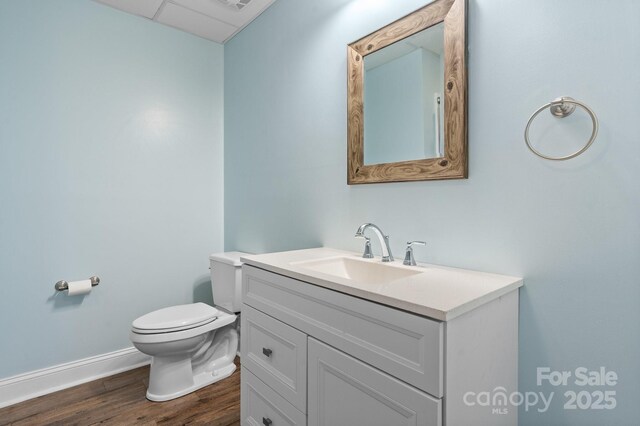 2705 N Center St Unit 76, Hickory, NC 28601 - bathroom featuring vanity and wood finished floors