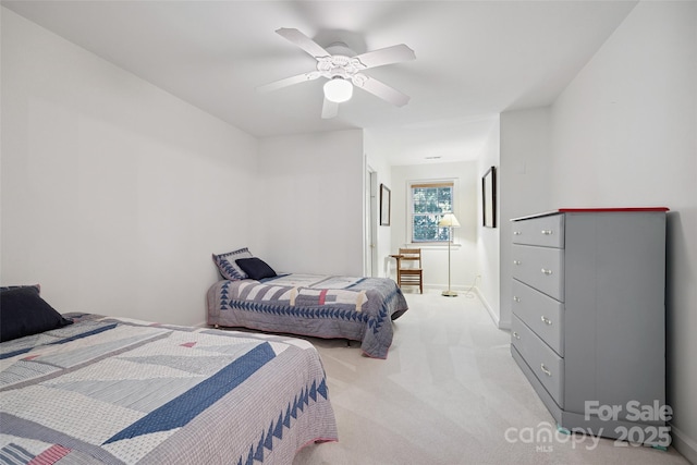 12 Woodvine Ln, Lake Wylie, SC 29710 - bedroom featuring light colored carpet and a ceiling fan