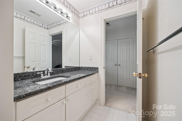 12 Woodvine Ln, Lake Wylie, SC 29710 - bathroom with vanity and tile patterned flooring