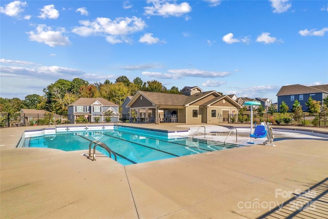 117 Cup Chase Dr, Mooresville, NC 28115 - community pool with a patio and a residential view