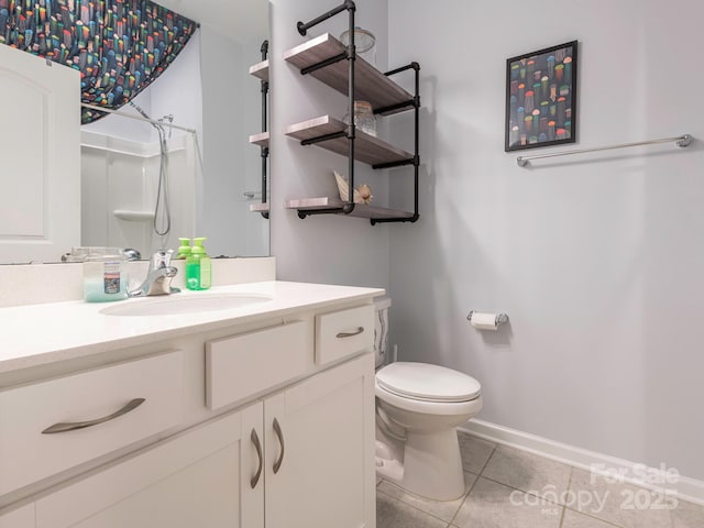 1711 Woodend Dr, Indian Trail, NC 28079 - bathroom featuring tile patterned flooring and vanity