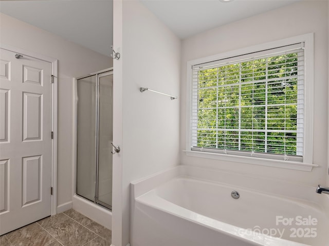 178 Black River Rd, Fletcher, NC 28732 - bathroom with a bath and a shower stall
