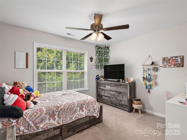 178 Black River Rd, Fletcher, NC 28732 - carpeted bedroom featuring a ceiling fan and baseboards