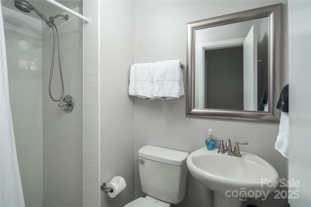 1648 Skyland Dr Unit 77, Seven Devils, NC 28604 - bathroom with tiled shower and a sink