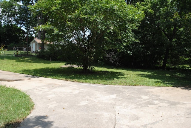 1125 Fries St, Salisbury, NC 28144 - view of green lawn with a patio area