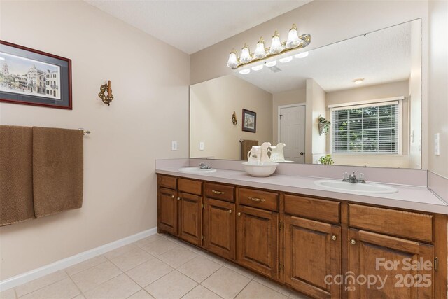 101 Citation Ln, Gastonia, NC 28056 - bathroom with double vanity and tile patterned floors