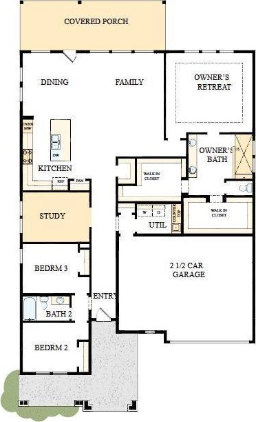 12025 Mariner Dr, Mint Hill, NC 28227 - view of floor plan / room layout