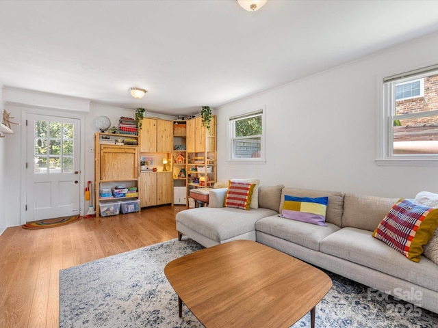 3200 Spring Valley Rd, Charlotte, NC 28210 - living area featuring light wood-style floors