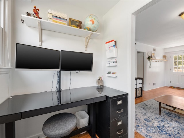 3200 Spring Valley Rd, Charlotte, NC 28210 - home office with wood finished floors