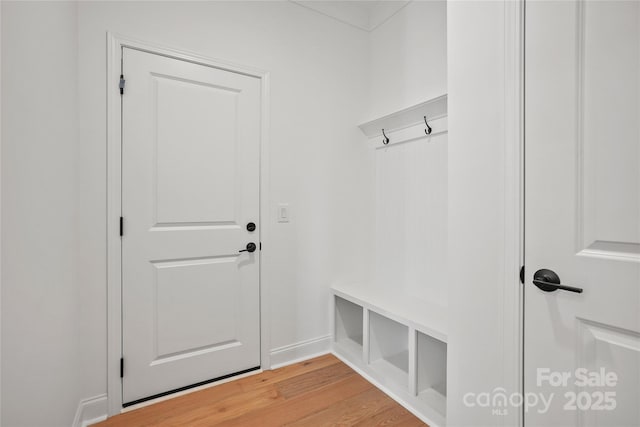 9511 Coast Laurel Ave NW, Concord, NC 28027 - mudroom featuring light wood-style flooring and baseboards