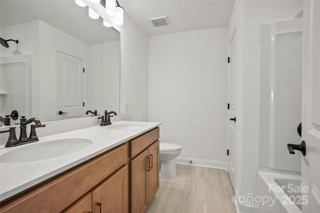 9511 Coast Laurel Ave NW, Concord, NC 28027 - full bath featuring double vanity and bathtub / shower combination