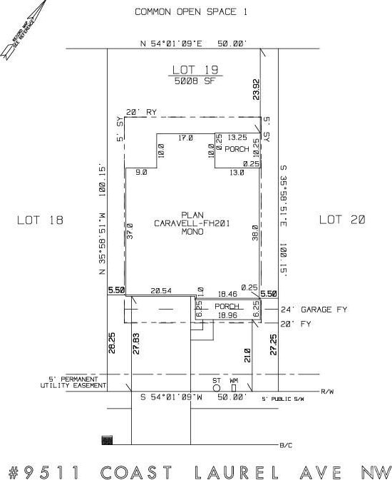 9511 Coast Laurel Ave NW, Concord, NC 28027 - map / location