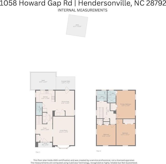 1058 Howard Gap Loop Rd, Flat Rock, NC 28731 - view of floor plan / room layout