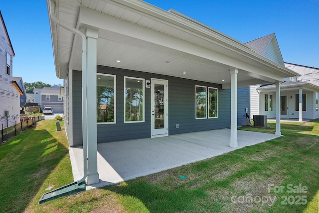 9515 Coast Laurel Ave NW, Concord, NC 28027 - rear view of property with a lawn