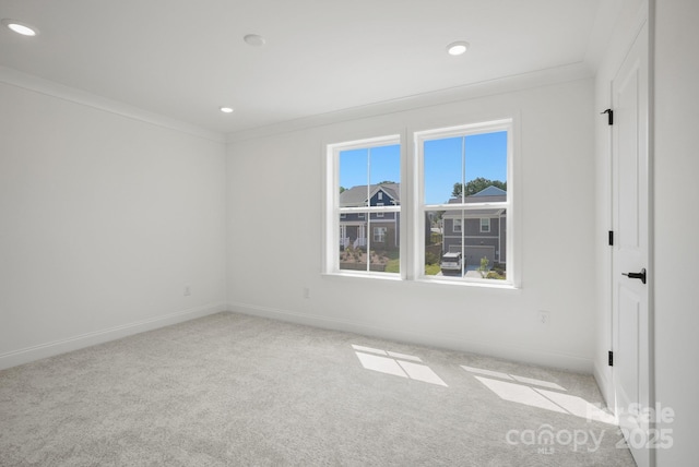 9515 Coast Laurel Ave NW, Concord, NC 28027 - spare room featuring carpet and recessed lighting