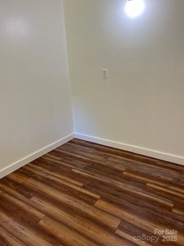 155 Calico Ln, Mooresboro, NC 28114 - empty room with baseboards and dark wood finished floors