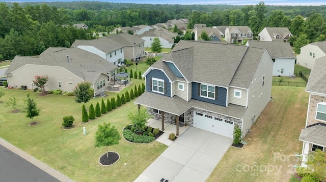 2309 Abundance Ln, Waxhaw, NC 28173 - aerial view of residential area