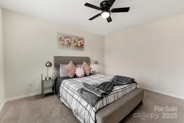 2309 Abundance Ln, Waxhaw, NC 28173 - carpeted bedroom featuring baseboards and ceiling fan