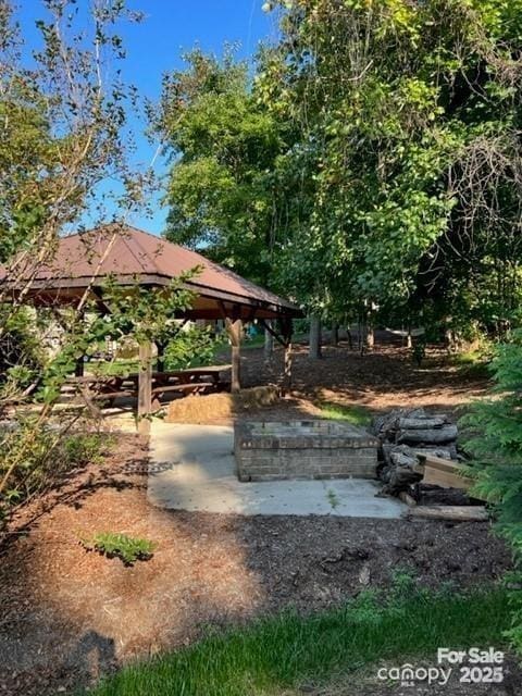141 Maplewood Ct, Hudson, NC 28638 - view of yard with a gazebo