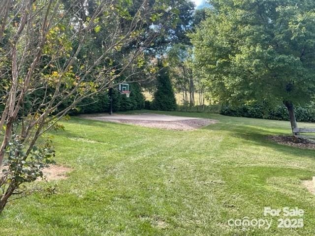 141 Maplewood Ct, Hudson, NC 28638 - view of green lawn featuring community basketball court
