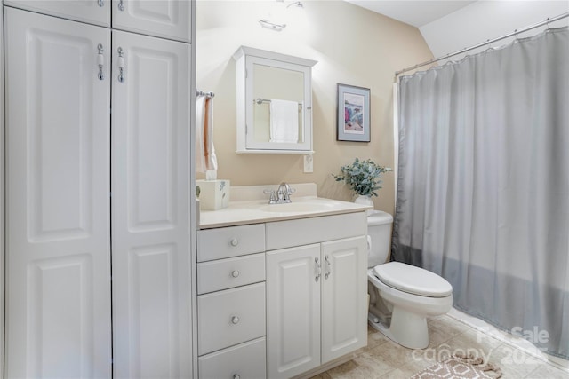 5604 Yorke St NW, Concord, NC 28027 - bathroom with vanity and tile patterned floors