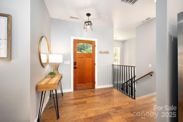 54 Weldon Way, Fairview, NC 28730 - foyer featuring wood finished floors and baseboards