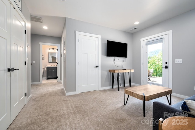 54 Weldon Way, Fairview, NC 28730 - living room with light colored carpet and recessed lighting