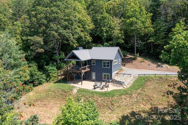 54 Weldon Way, Fairview, NC 28730 - view of subject property featuring a heavily wooded area