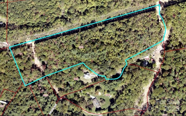 54 Weldon Way, Fairview, NC 28730 - aerial view of property's location featuring property boundaries highlighted