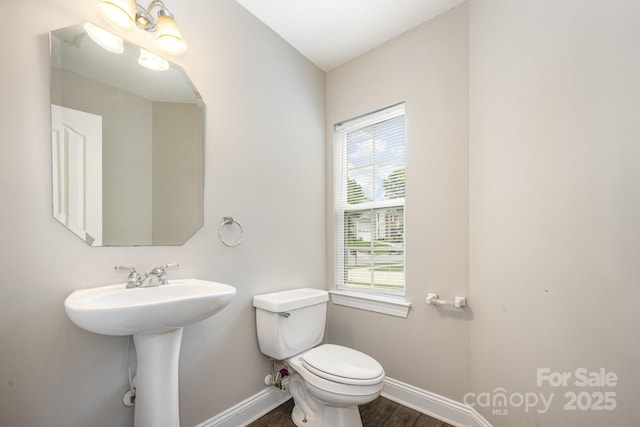 6721 Charter Hills Rd, Charlotte, NC 28277 - bathroom featuring plenty of natural light and wood finished floors