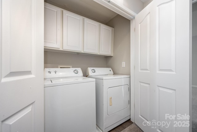 6721 Charter Hills Rd, Charlotte, NC 28277 - washroom featuring cabinet space and washing machine and dryer
