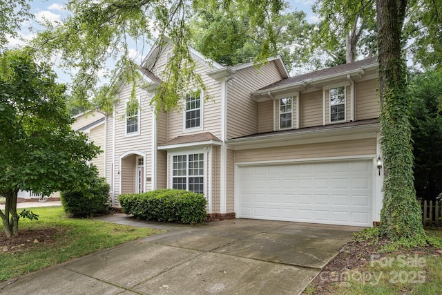 6721 Charter Hills Rd, Charlotte, NC 28277 - traditional-style house featuring driveway and an attached garage