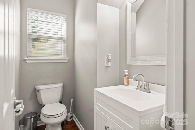 9846 Bailey Rd, Cornelius, NC 28031 - bathroom featuring toilet and vanity