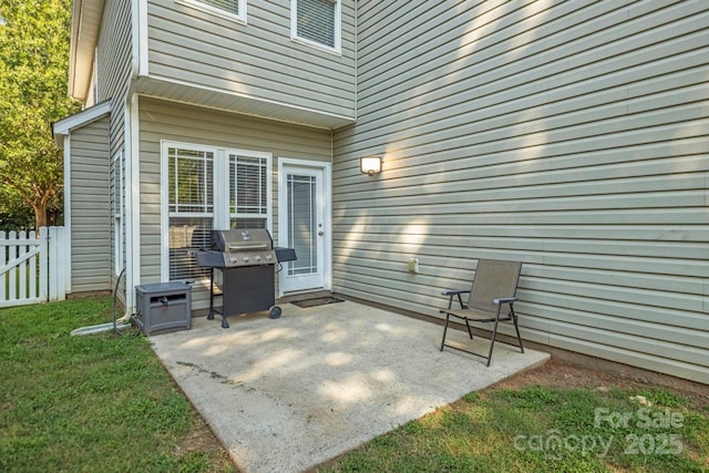 9846 Bailey Rd, Cornelius, NC 28031 - view of patio featuring grilling area