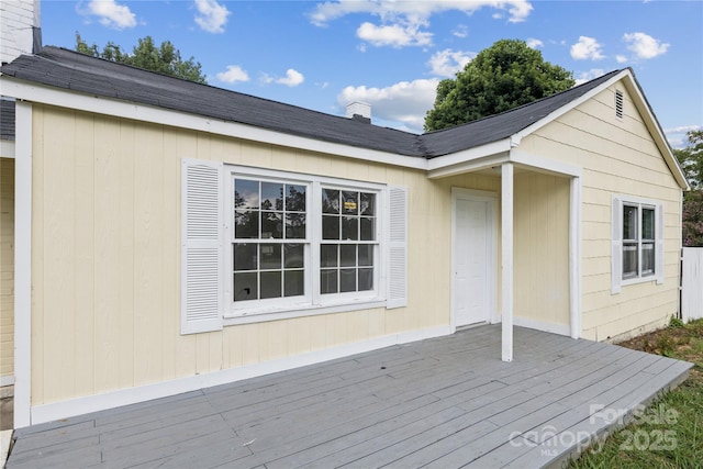1208 Arch St E Unit 10, Lancaster, SC 29720 - view of wooden deck
