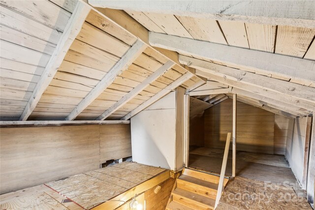 1208 Arch St E Unit 10, Lancaster, SC 29720 - view of unfinished attic