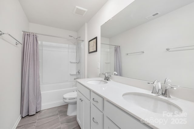3013 Whipcord Dr, Waxhaw, NC 28173 - bathroom with shower / tub combo and double vanity