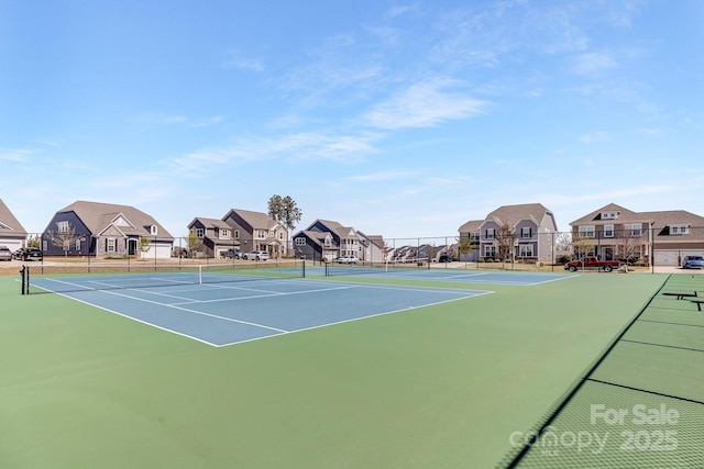 3013 Whipcord Dr, Waxhaw, NC 28173 - view of tennis court featuring a residential view and community basketball court