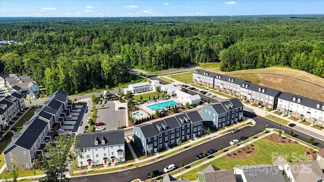 512 Whitehall Cir, Durham, NC 27713 - drone / aerial view of a forest